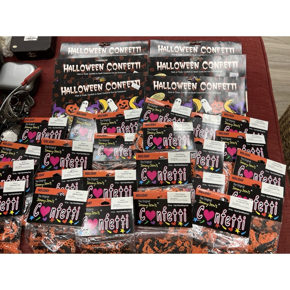 Lot Of Halloween Confetti‎ Not Opened